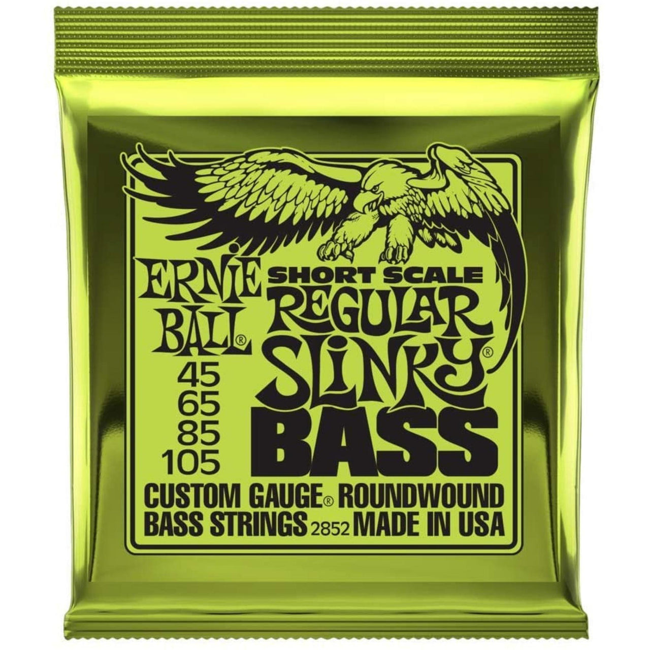 Encordadura Ernieball P/bajo Elect. Regular Slinky Escala Corta, 2852