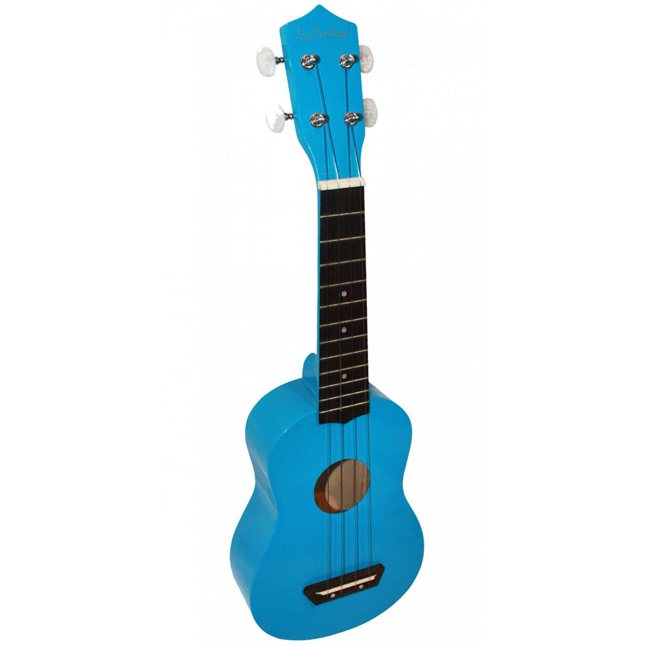 Ukulele La Sevillana Svuke-100blu Con Funda Azul