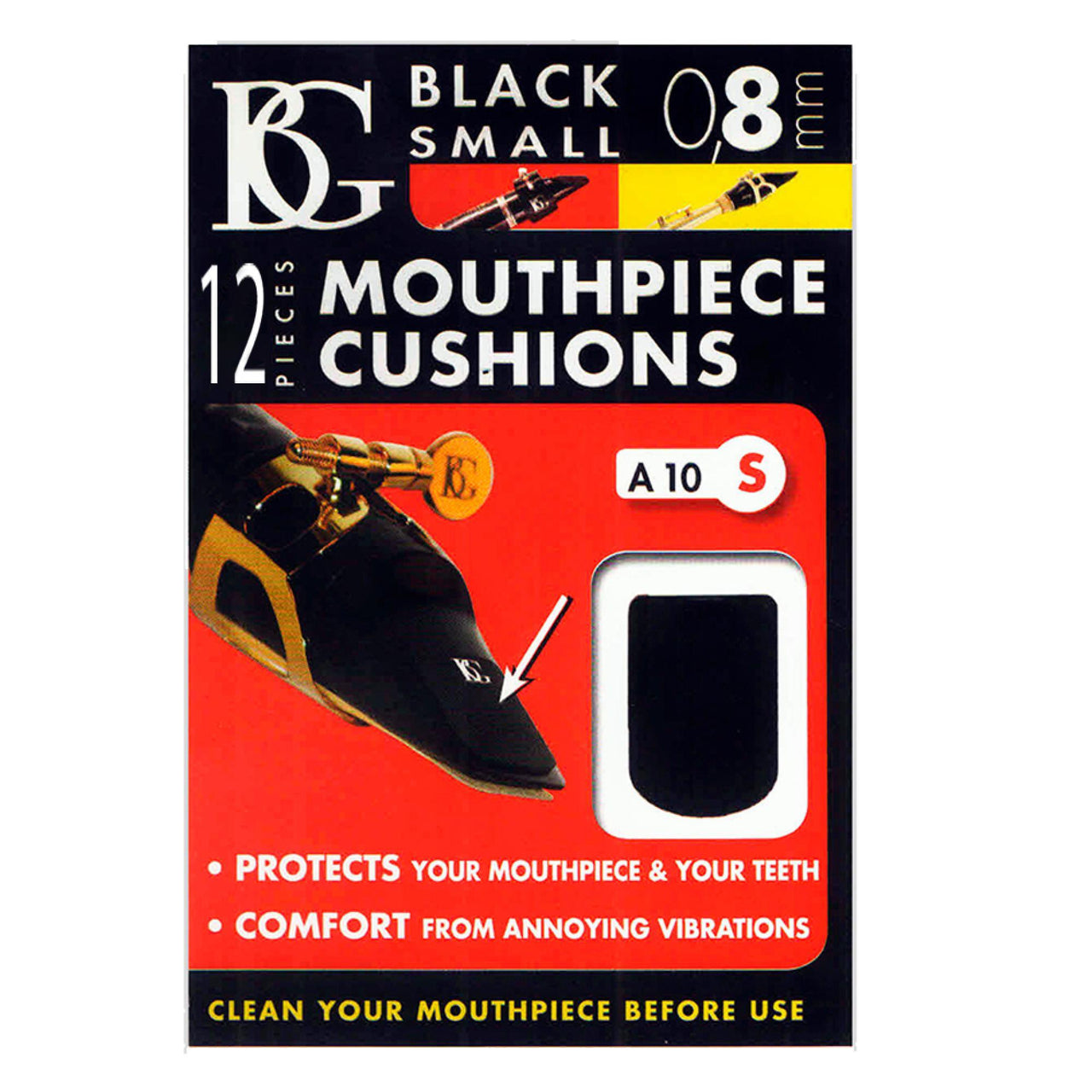 Protectores Bg Chico Para Boquilla Clarinete y Sax Negro Bfrf001