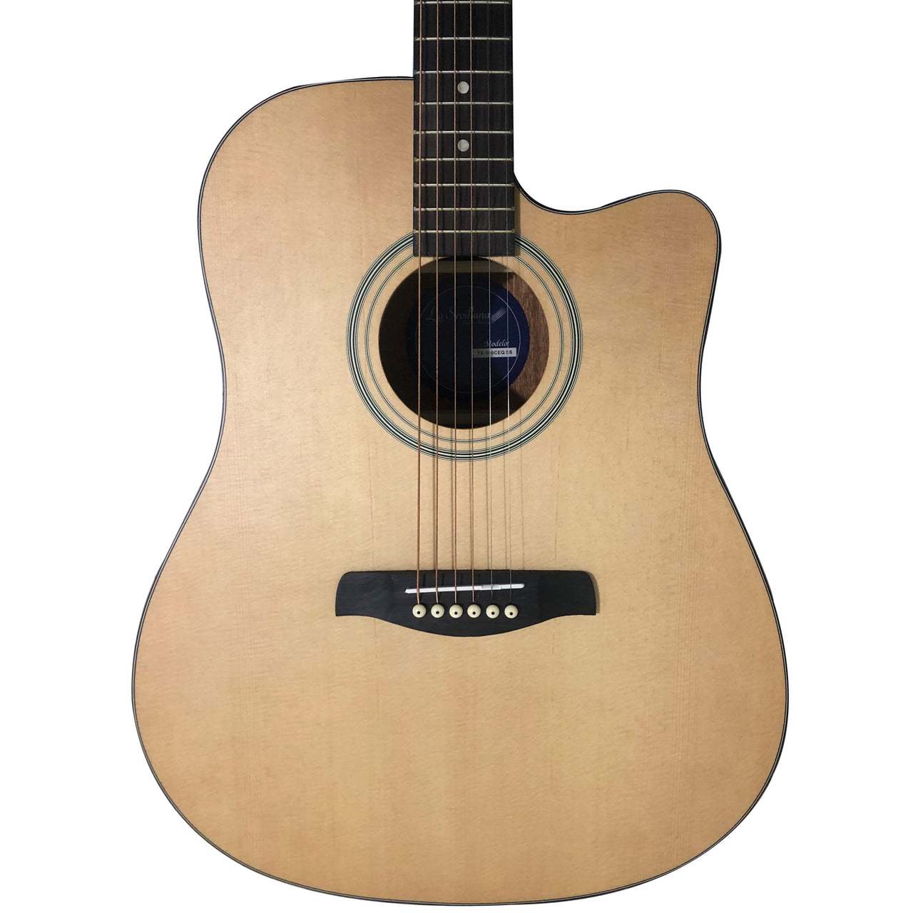 Guitarra Electroacustica La Sevillana Tipo Texana, Tx-100ceq Ss