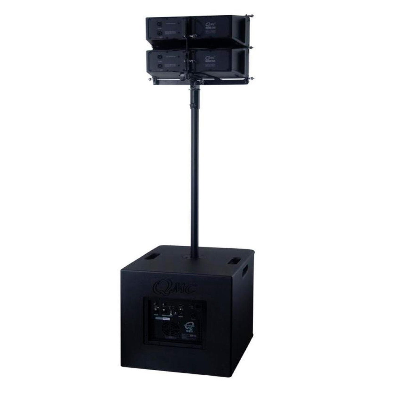 Sistema Qmc Aero 2x5"+ Subwoofer Bass Flex 115, Aero Compact
