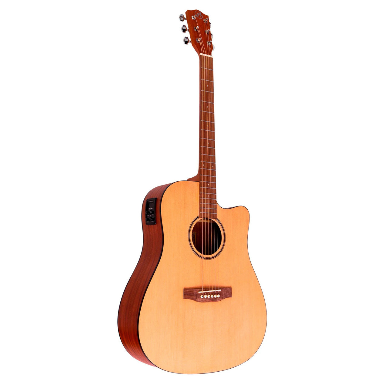 Guitarra Electroacustica Bamboo Spruce 41" C/funda, Ga-41-spruce-q