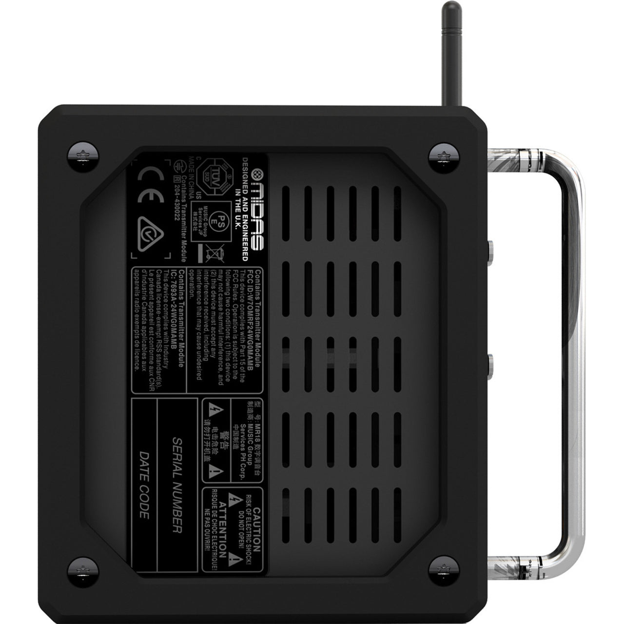 Mezcladora Midas Mr18 Consola Digital 18 Canales Wifi Rack