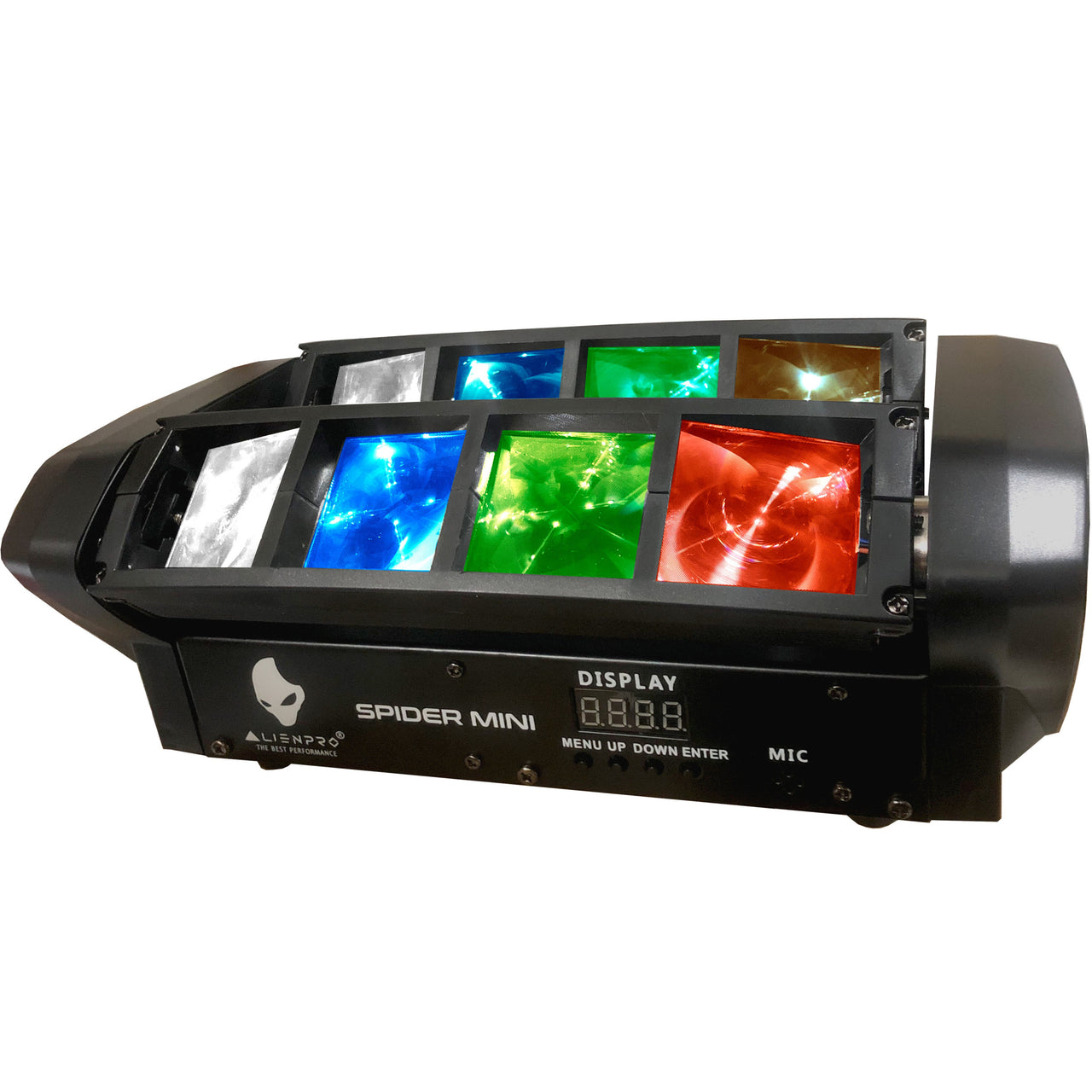 Mini Led Spider Luz Alien Spider Mini 55-411 Led Efecto Rgbw – Musicales Doris