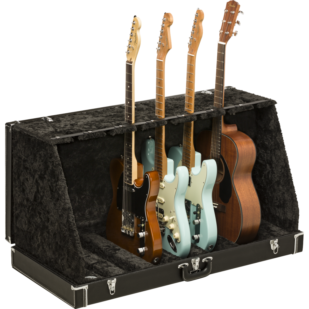 stand estuche fender p/ 7 guitarras classic serie blk, 0991017506