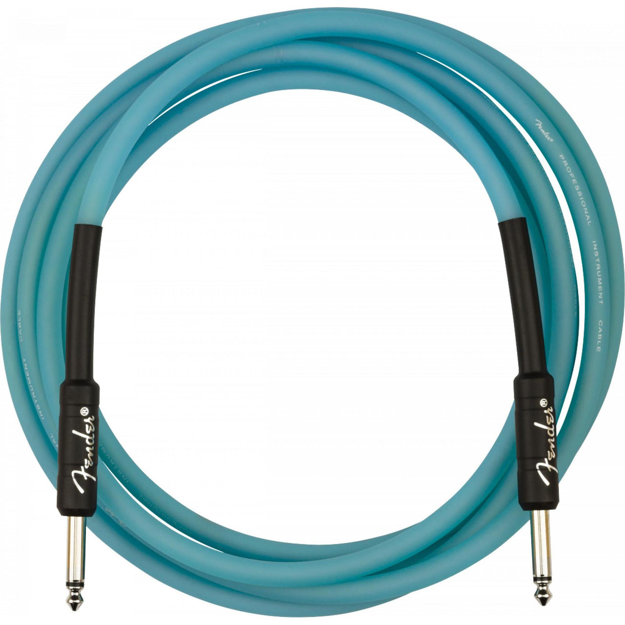 Cable Fender Para Guitarra Glow In Dark Cbl Blue 3 Metros Instrumento 0990810108