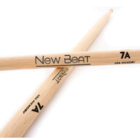 Thumbnail for Baquetas New Beat Natural Punta De Madera, Nb-7a