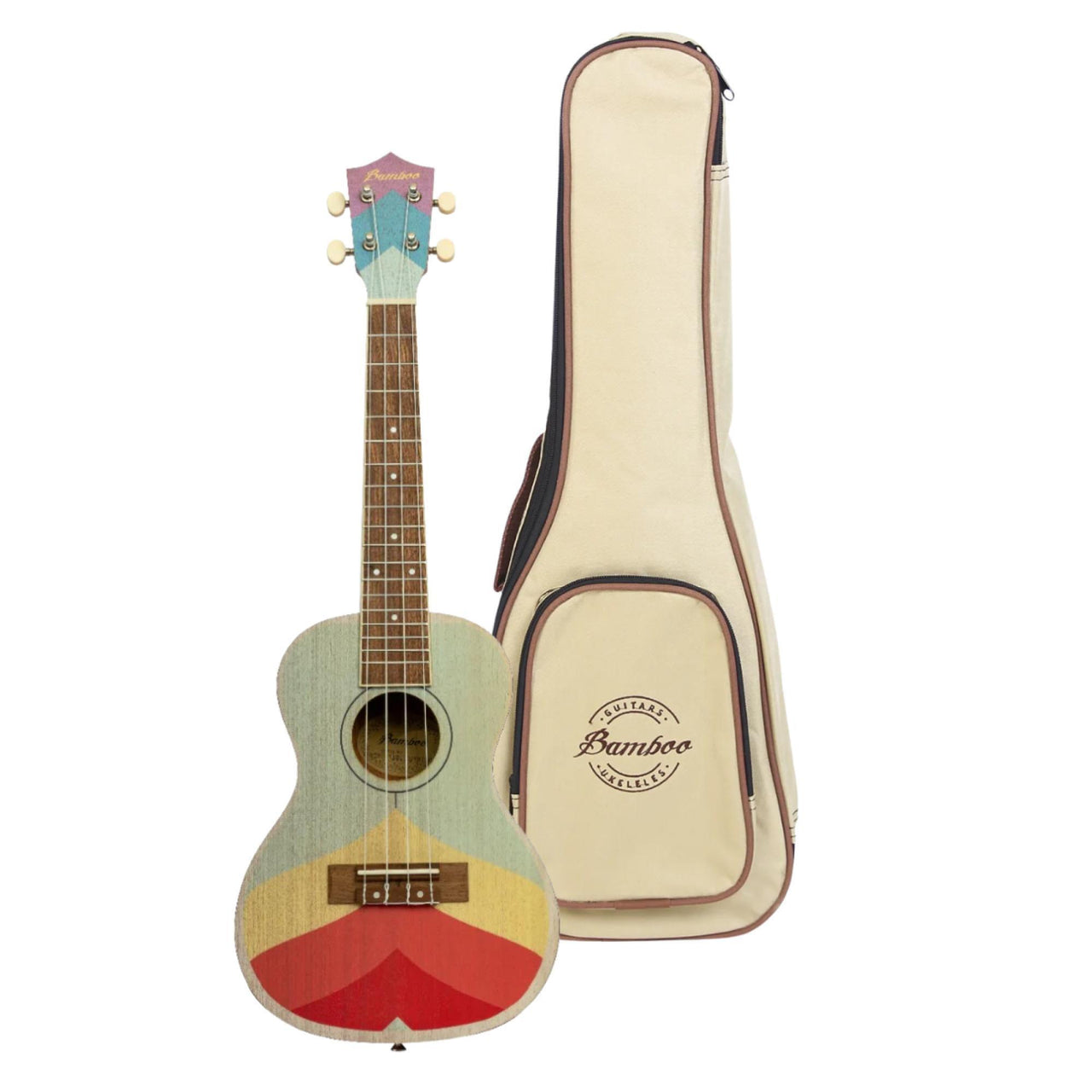 Ukulele Concierto Bamboo C/funda, U-23-universalparadise-s