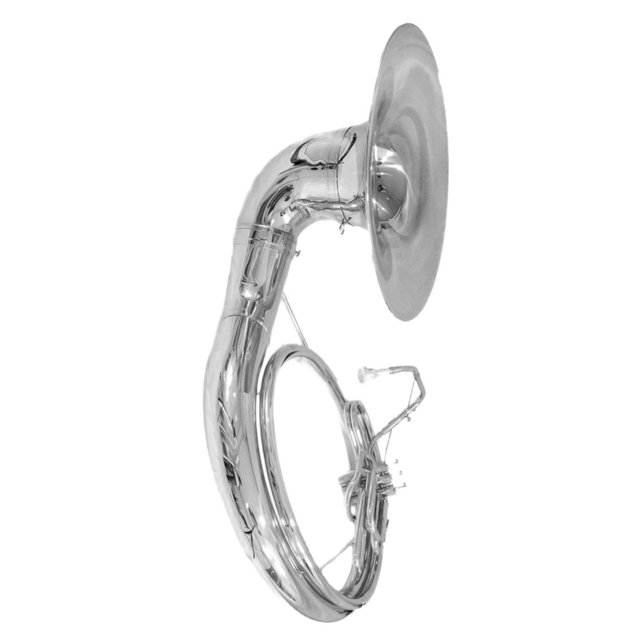 Sousafon O Tuba Silvertone Niquelada 26" Pabellon, Slss012