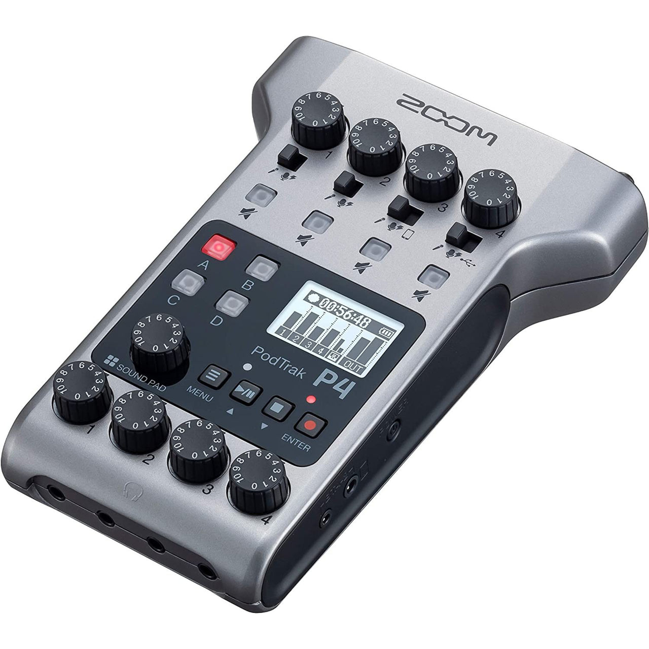 Grabadora Zoom Zp4 Bstk Para Podcasting