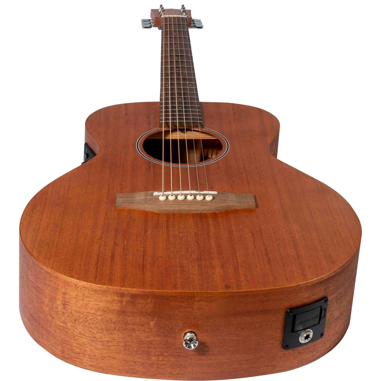 Guitarra Electroacustica Bamboo Ga-38-maho-st-q Mahogany 38 Pulgadas Con Funda