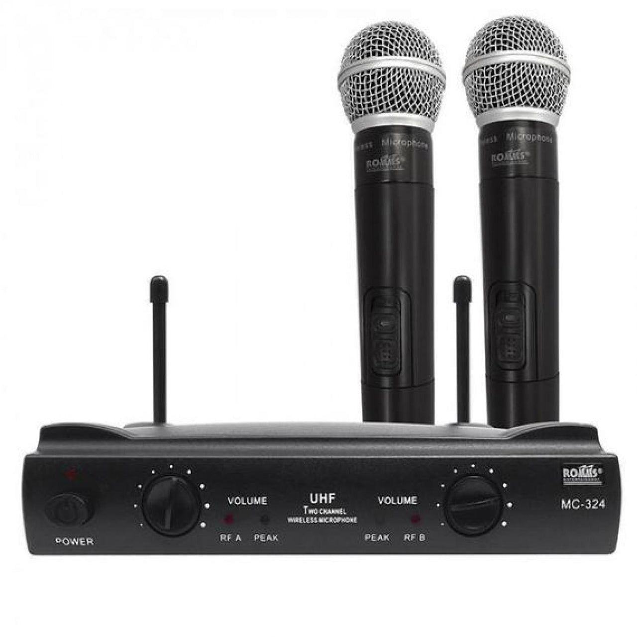 Microfono Romms Mc-324 Inalambrico Profesional Uhf