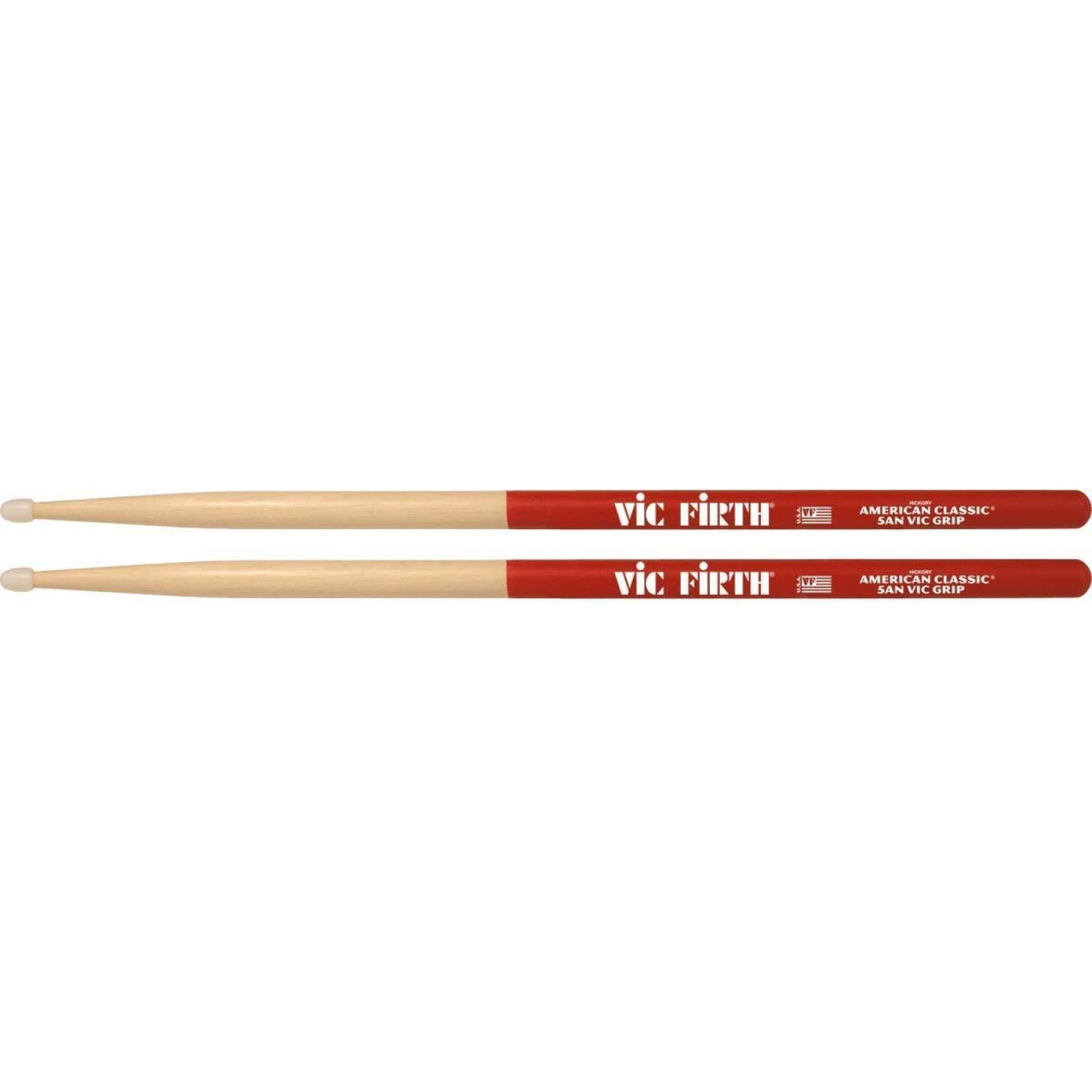 Baquetas Vic Firth Punta Nylon 5a Con Antiderrapante, 5anvg