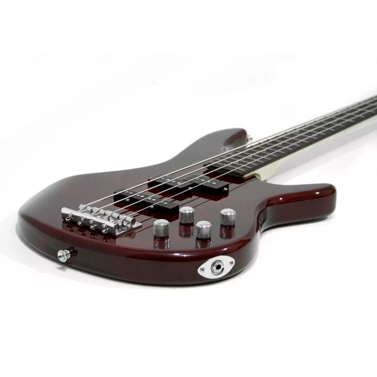 Bajo Electrico Mc Cartney E-ib-bass-4-wr Tipo E-ib Vino 4 Cuerdas