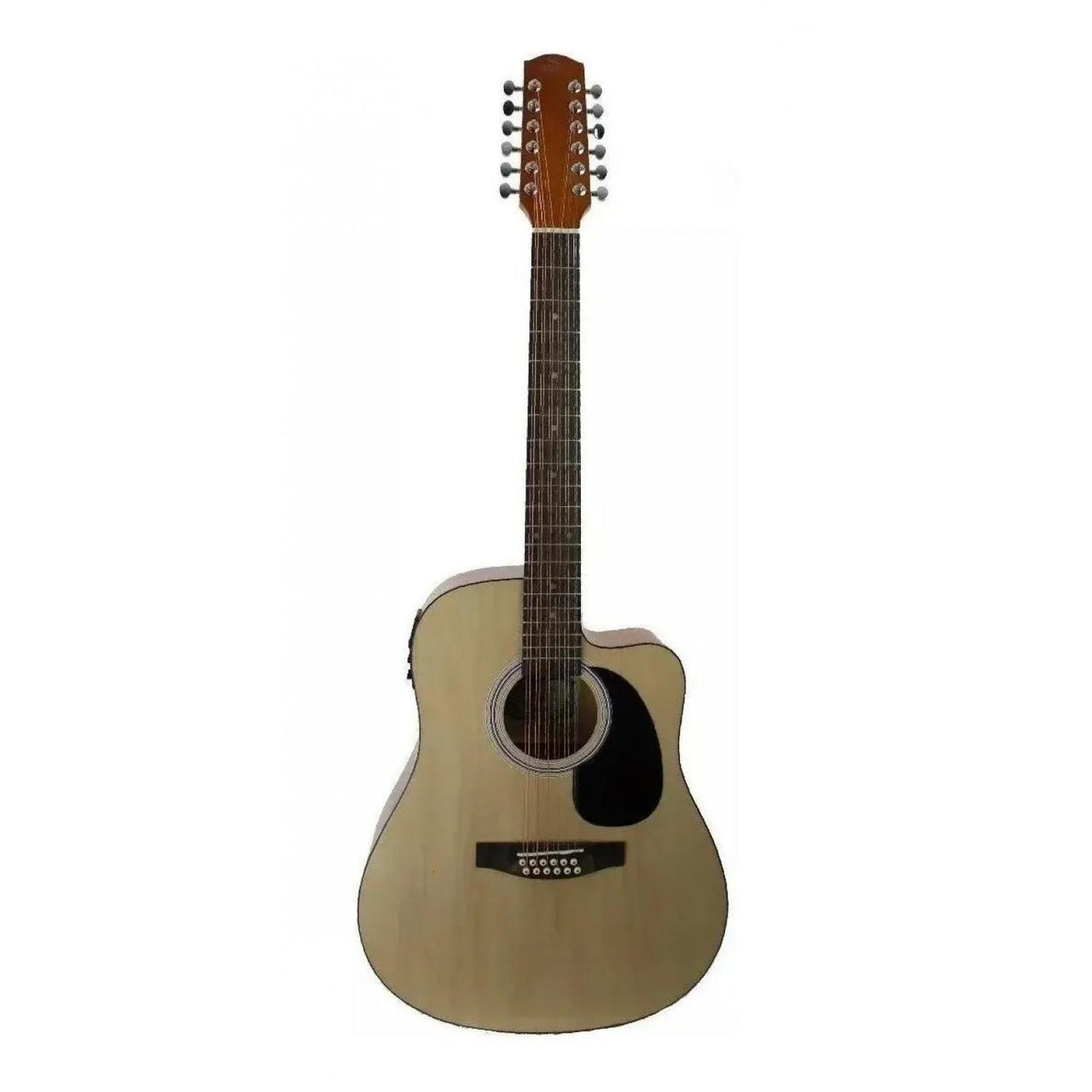 Guitarra Texana Electroacustica Segovia 12 Cuerdas Natural, Sgd20ec