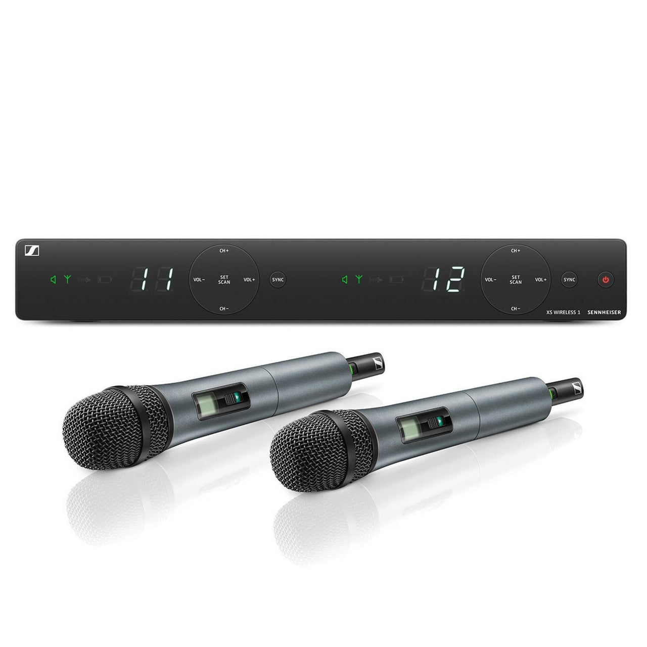 Microfono Inalambrico Sennheiser Xsw1-825 Dual De Mano 548-572 Mhz