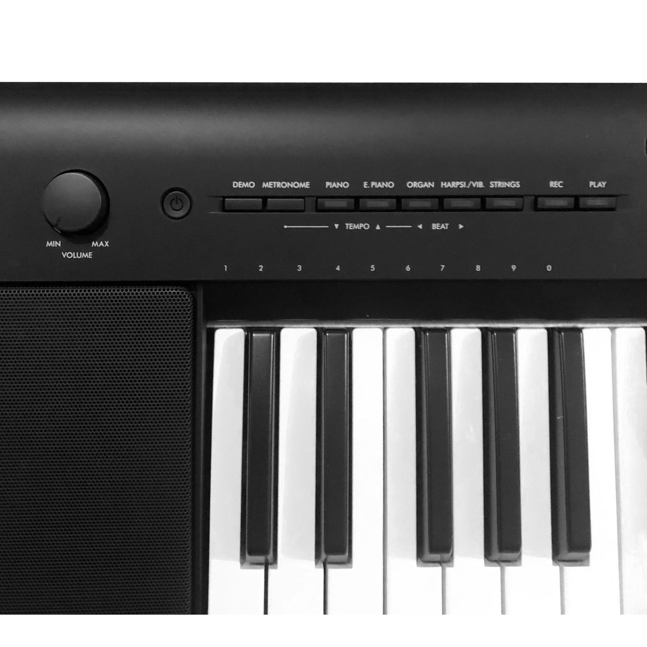 Piano Portatil Yamaha Np-15b Ligero 61 Teclas Con Adaptador Pa130 Negro