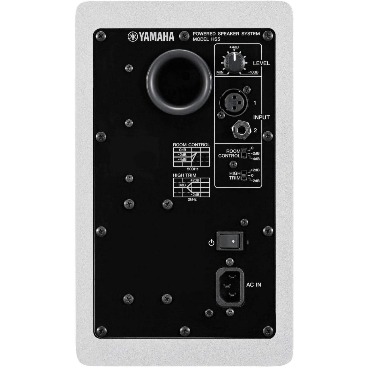 Monitor Yamaha De Estudio Biamplificado 5", Hs5w