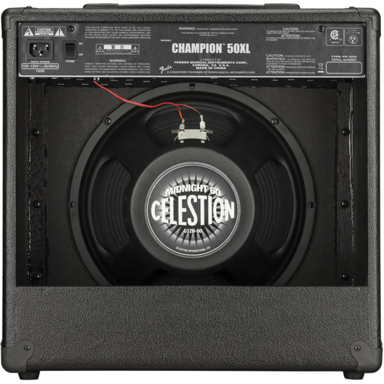 Amplificador Fender P/guitarra, Champion 50xl 120v, 230500000