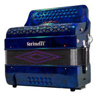 Thumbnail for Acordeon Farinelli De Botones Fa Azul 34 Bot.,3 Registros, 3412faa