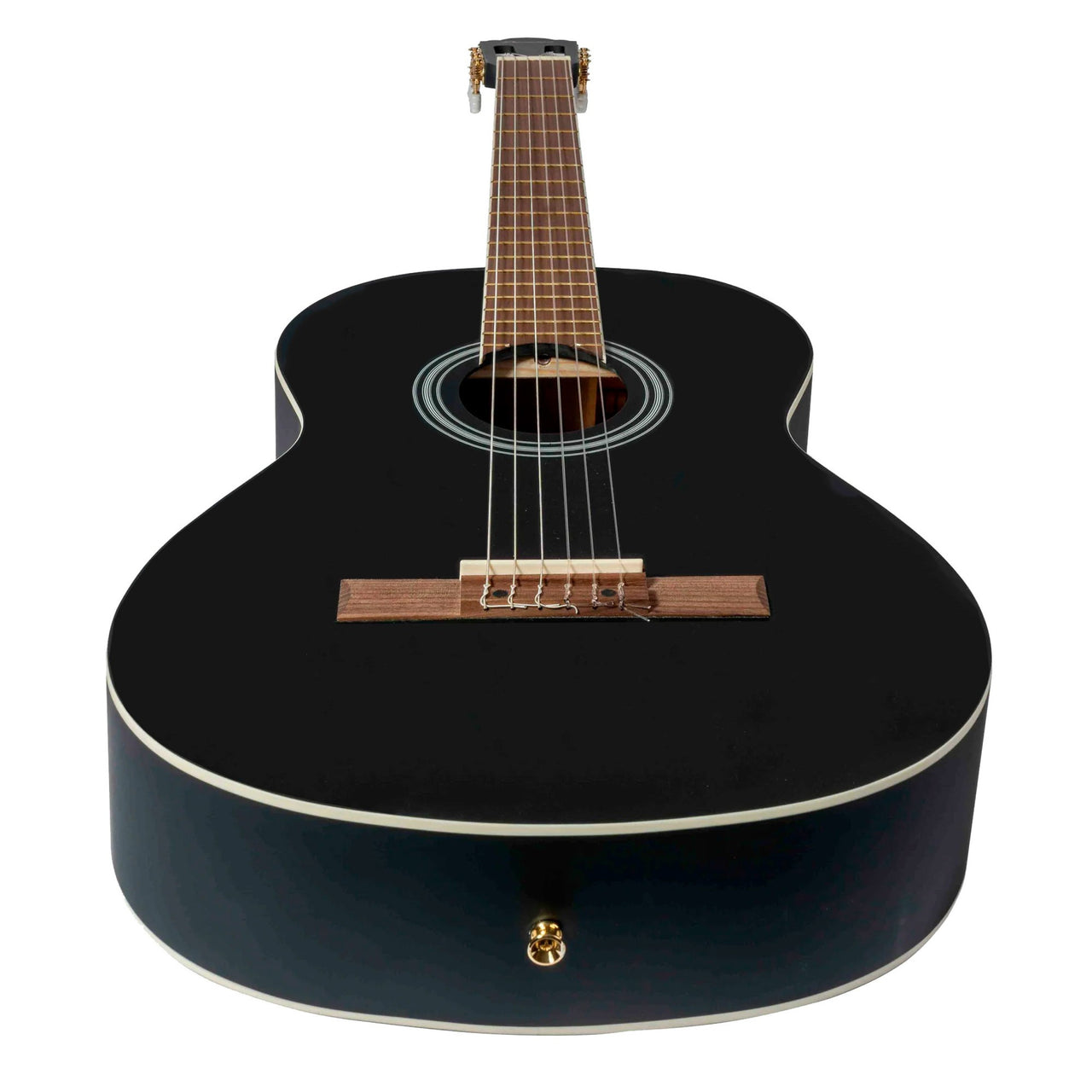 Guitarra Clasica Bamboo Negra 39" C/funda, Gc-39-bk