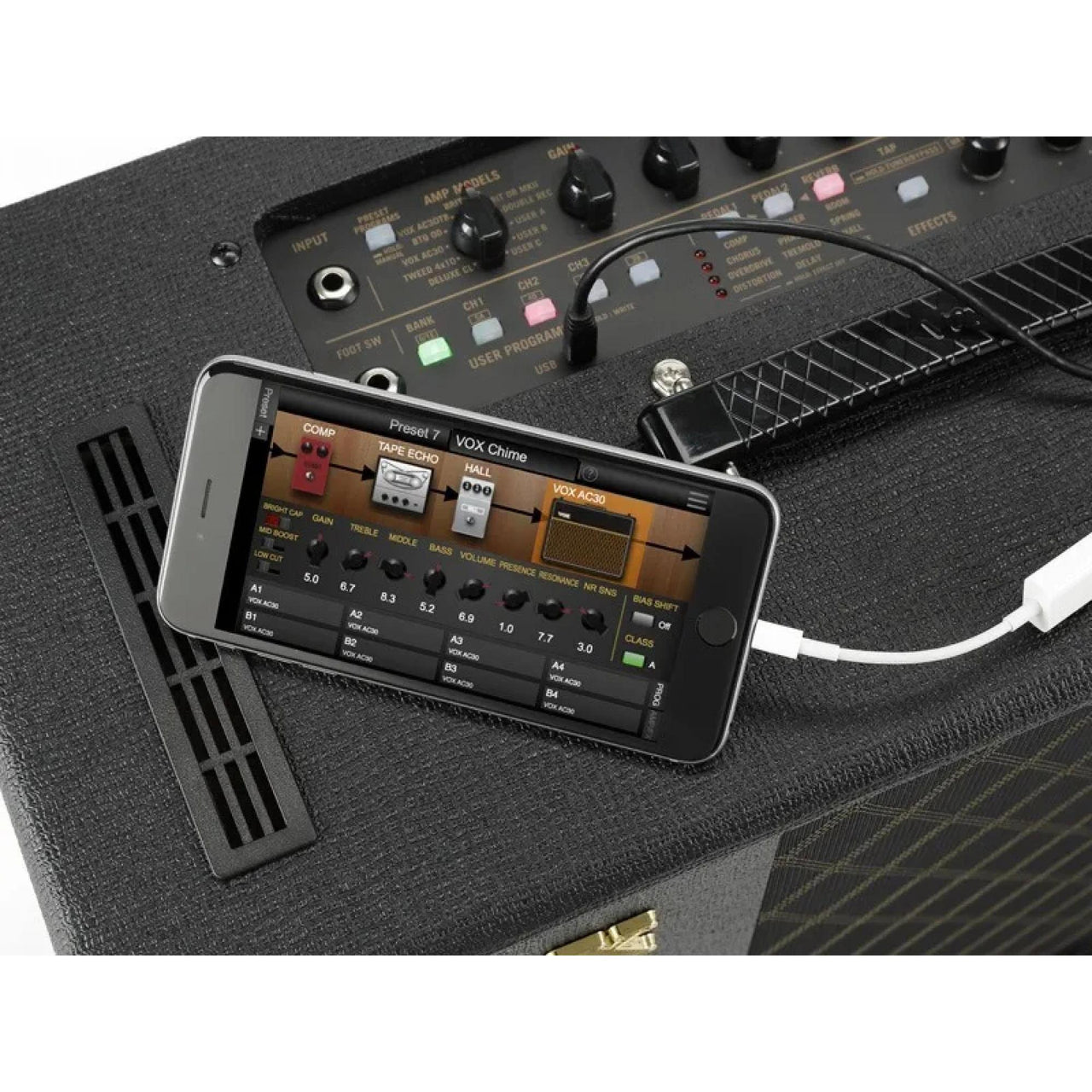 Amplificador Vox Para Guitarra Vt40x Modelado Digital Series Vtx 40w Valvular