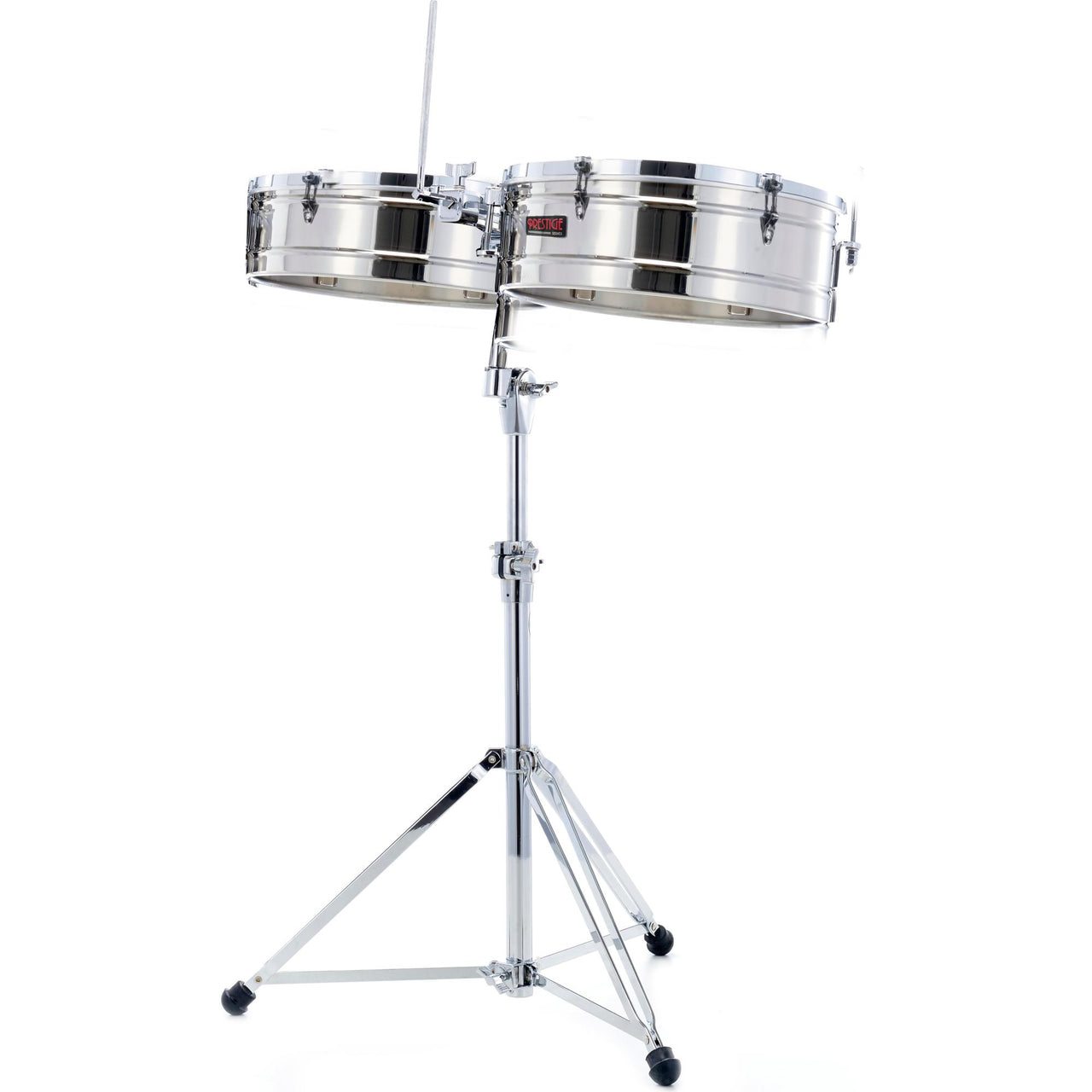 Timbales Lp Prestige Lp1415-s Con Atril Cromados 14 Y 15 Pulgadas