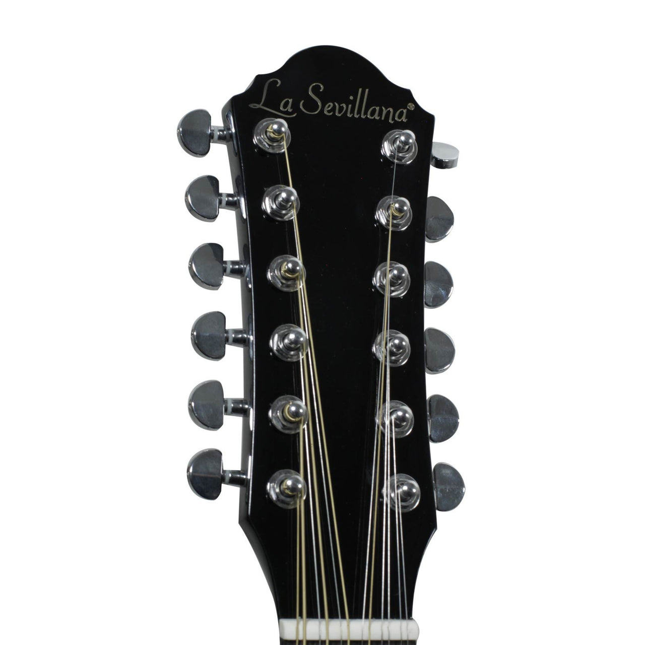 Guitarra Electroacustica La Sevillana Tx-1200ceq Blk Texana 12 Cuerdas