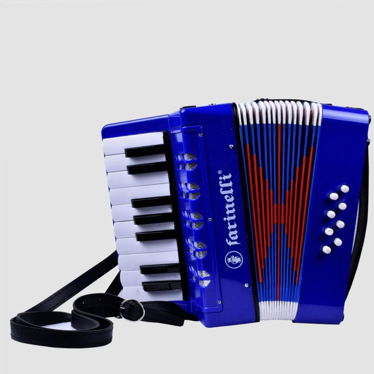 acordeon infantil farinelli 8 bajos 17 teclas azul, acjrfazn