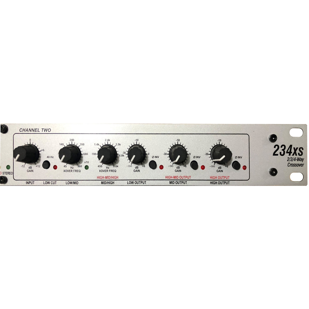 Crossover Dbx Con Conectores Xlr, 234xs