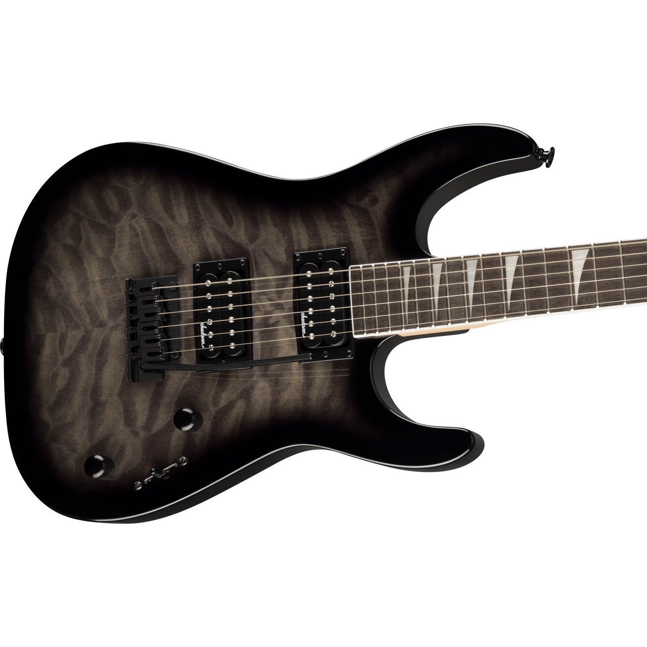 Guitarra Electrica Jackson Serie Js Dinky Js20 Dkq 2p Transparent Black Burst 2910211585