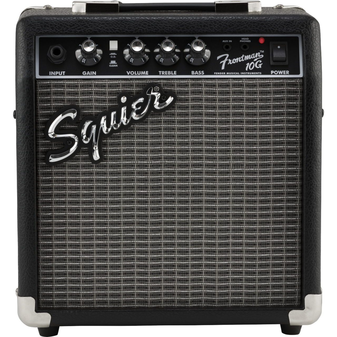 Paquete Guitarra Elect. Fender Pk Sq Strat Bsb Gb 10g 120v, 0371823032