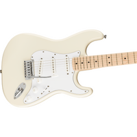Thumbnail for Guitarra Electrica Fender Affinity Series Stratocaster Olympic White 0378002505