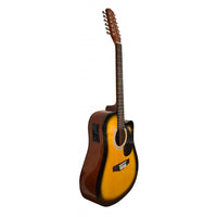 Thumbnail for Guitarra Segovia SGD20ECSB Electroacustica Texana Sombreada 12 cuerdas de Metal
