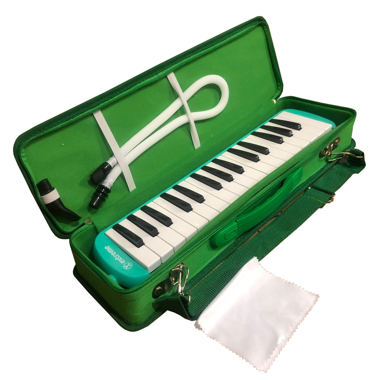 Melodica Extreme 32 Teclas 2 1/2 Octavas C/estuche Verde, Exml005