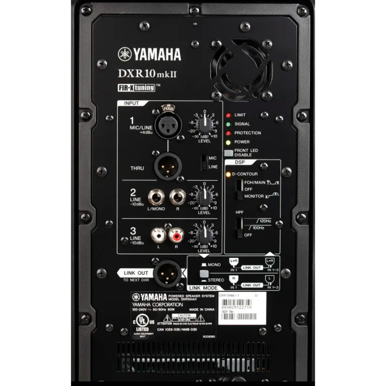 Bafle Yamaha Dxr10mkii Activo 10 Pulgadas 1100w