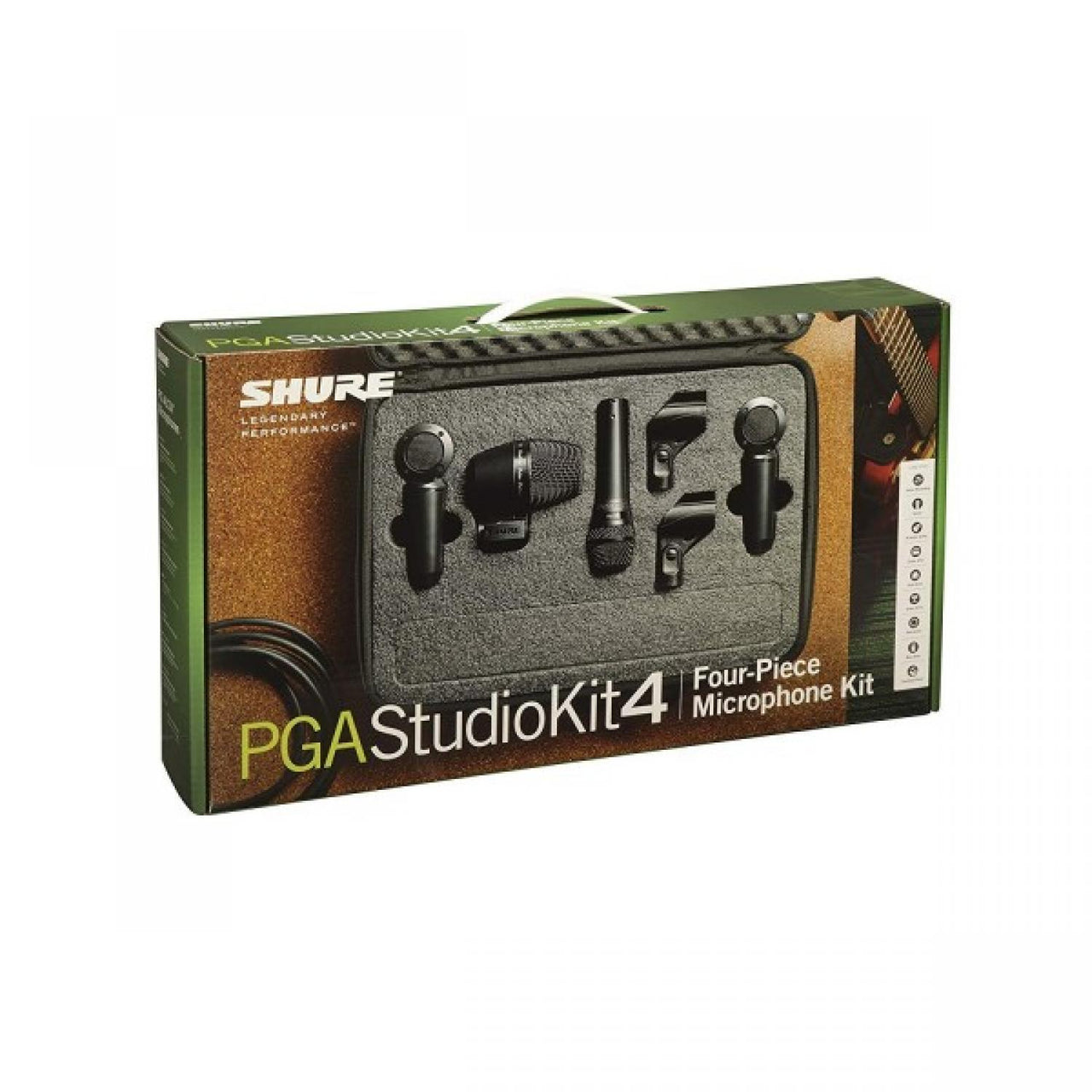 Micrófono Shure PGAStudioKit4 Paquete Para Bateria