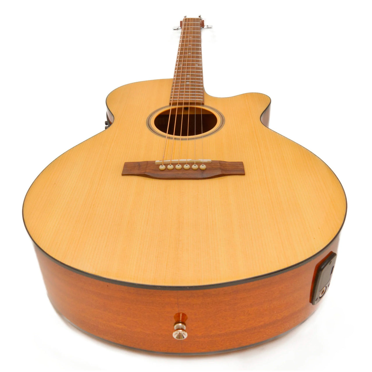 Guitarra Electroac. Bamboo Spruce 40" C/funda, Ga-40-spruce-q-gloss