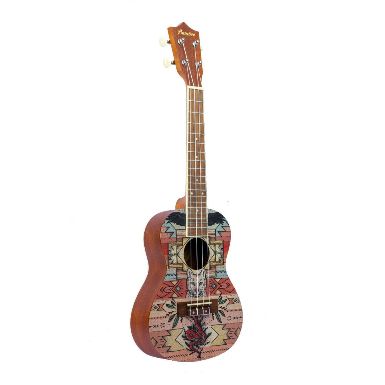 Ukulele Bamboo Concierto Andes Con funda Bu-23-andes-s