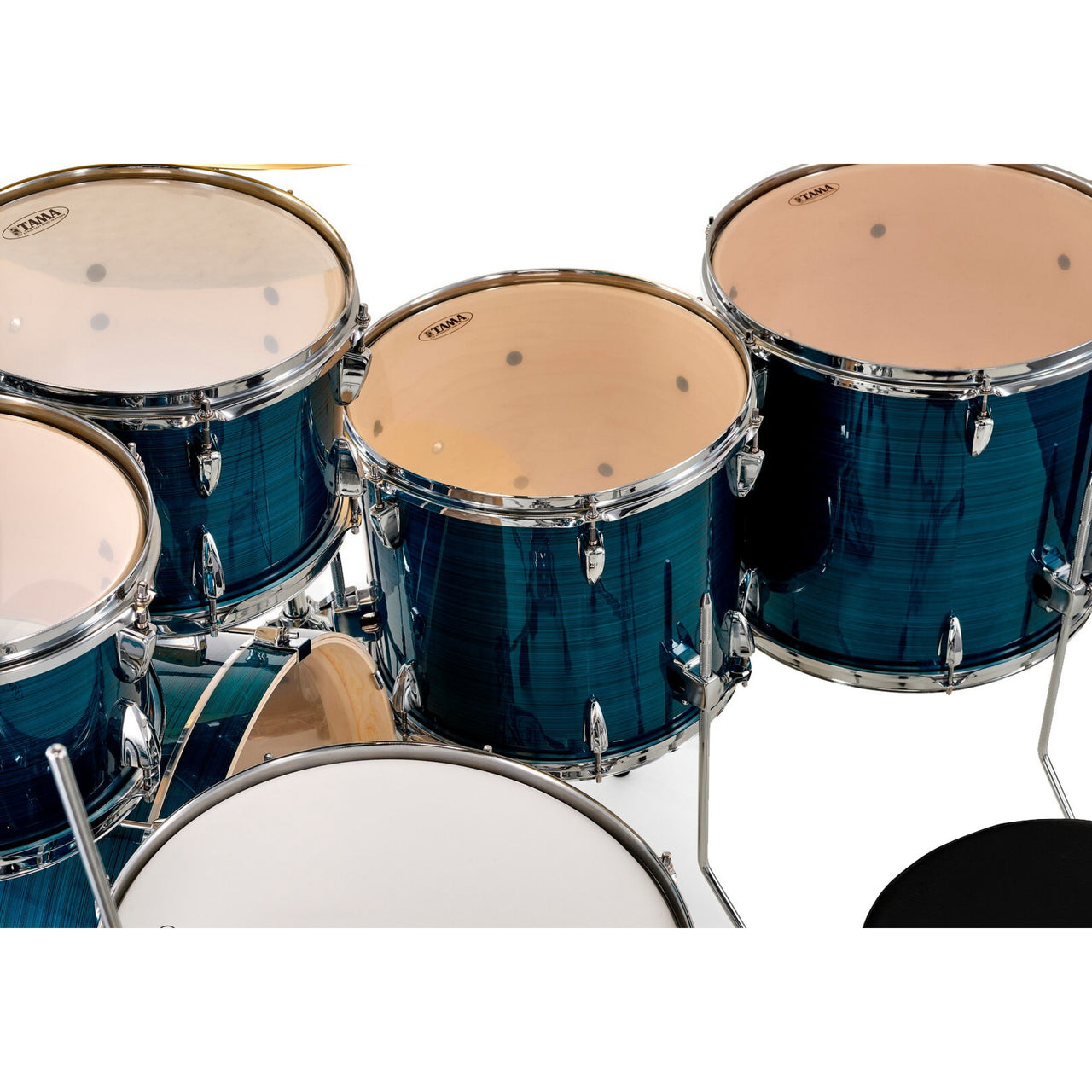 Bateria Tama Imperialstar Ip62h6w-hlb 6 Piezas Azul Rayado Negro