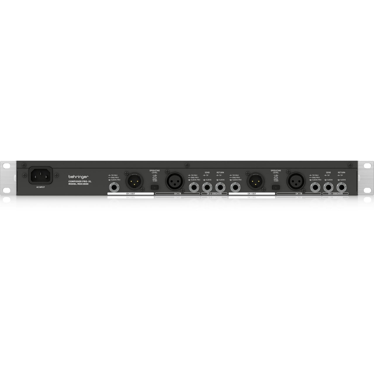 Compresor Limitador Behringer Mdx2600 V2 Con Expansor 2 Canales