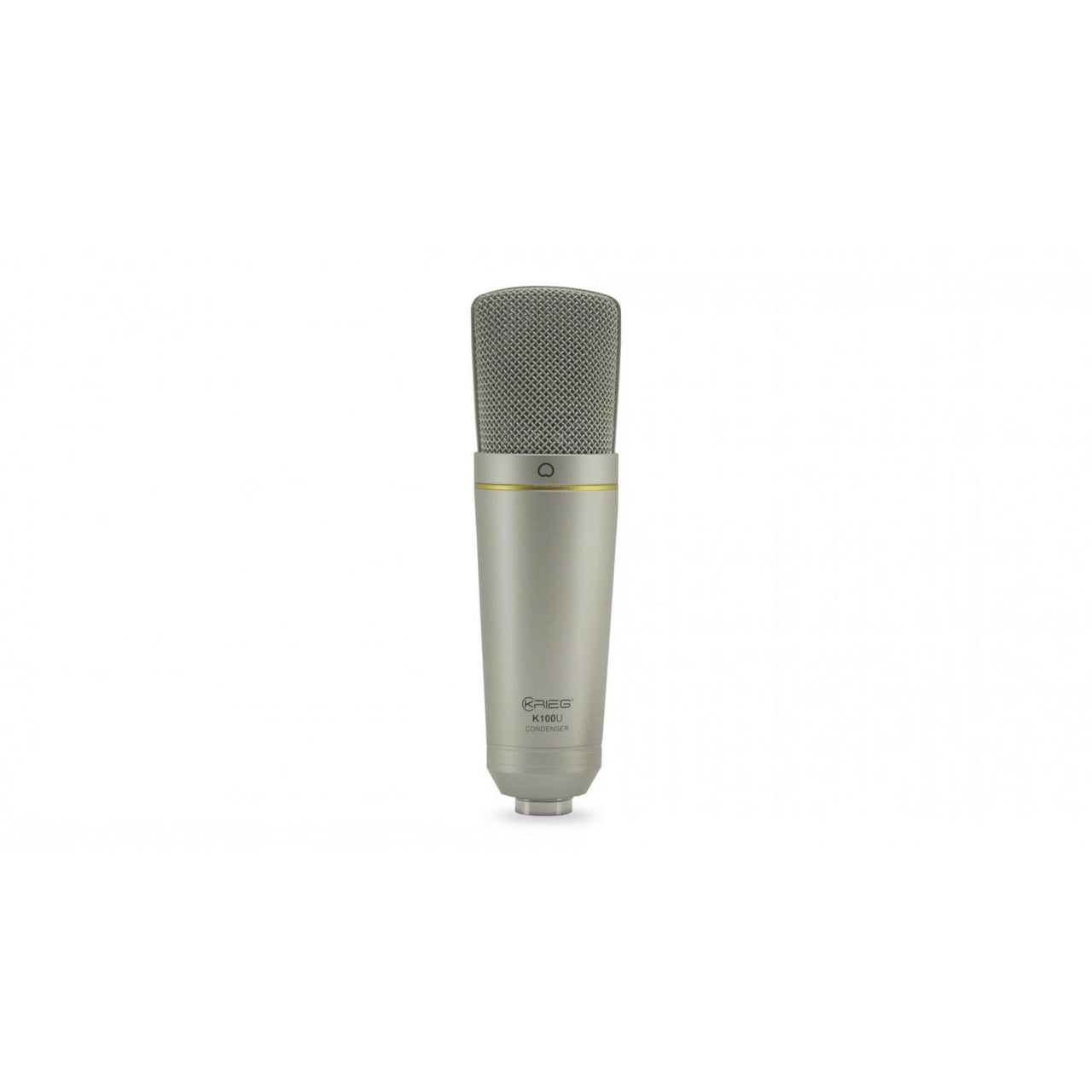 Microfono Krieg De Condensador De Estudio Usb C/estuche, K-100u