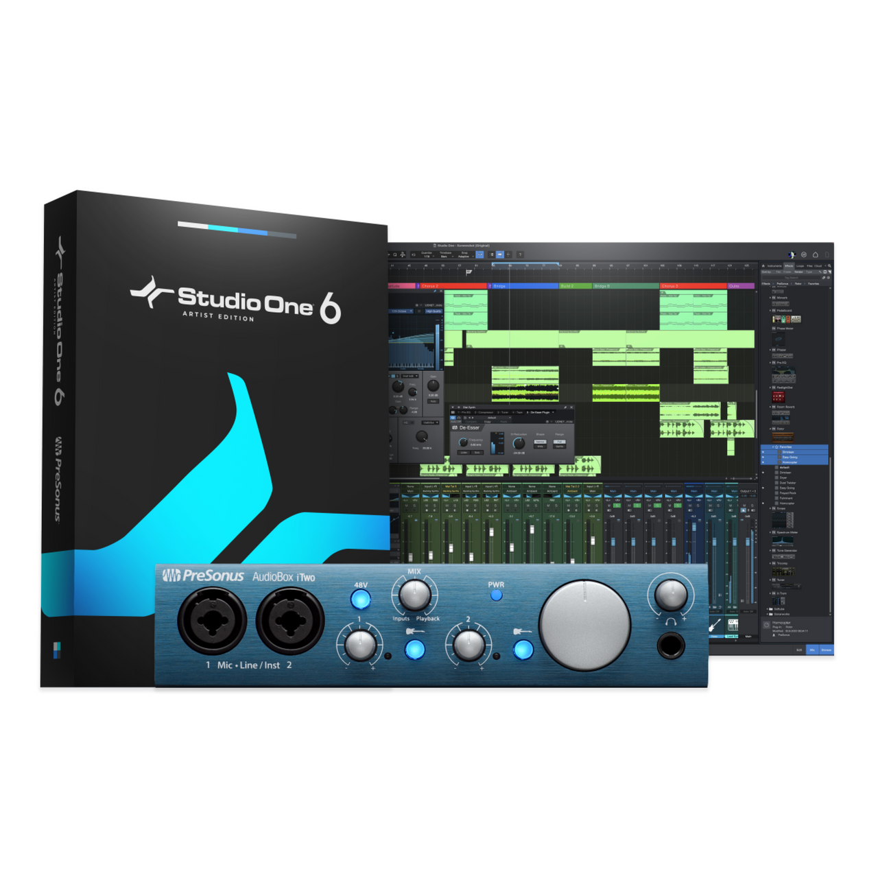 Interfaz  PreSonus Audiobox Itwo 2777700108