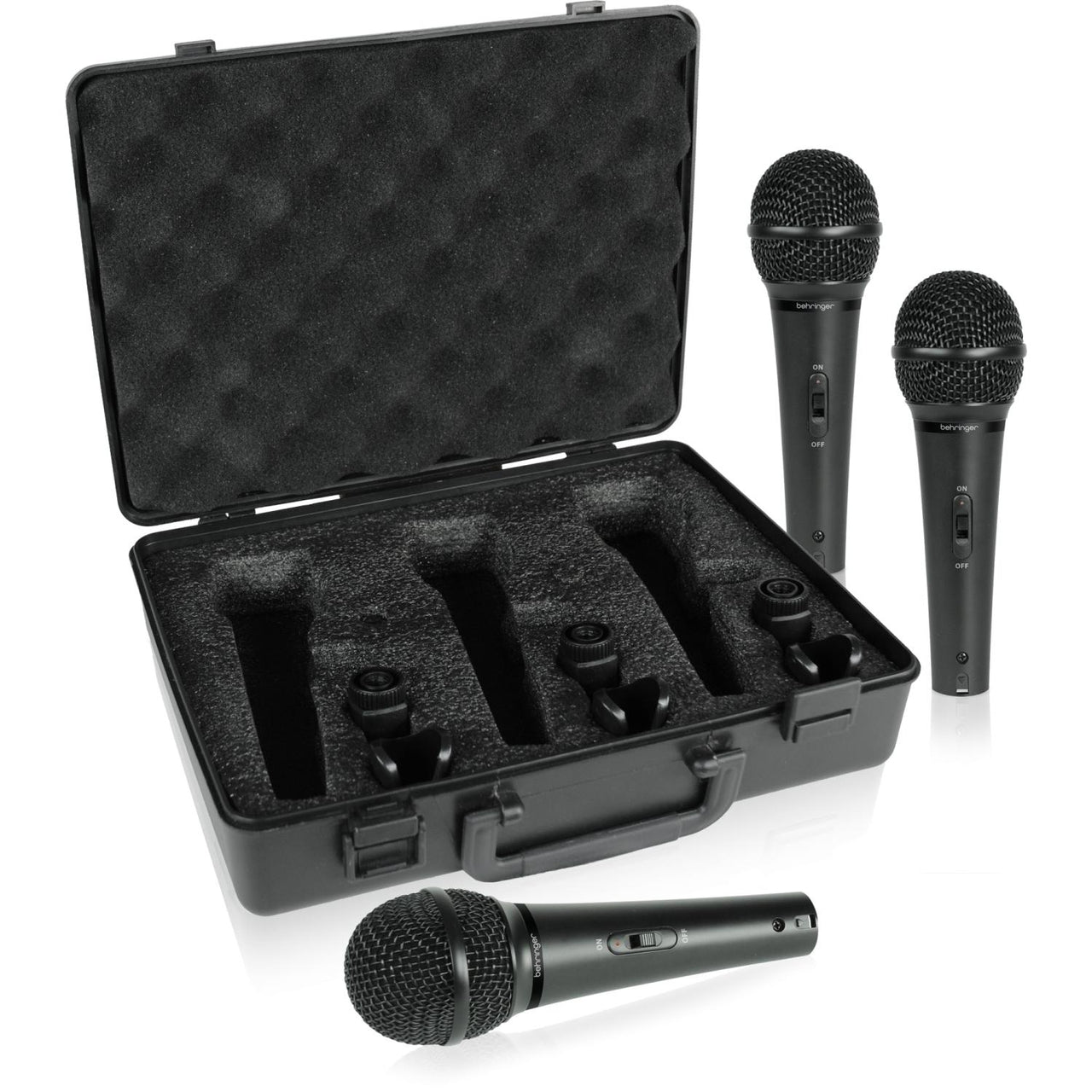 Paquete De Microfonos Behringer De Voces Dinamico (3 Pack), Xm1800s