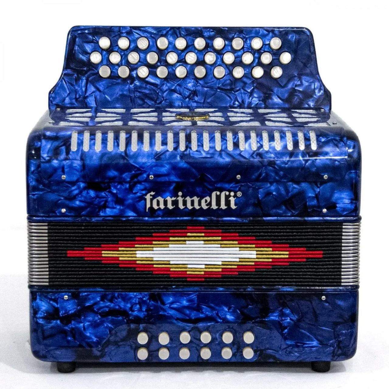 Acordeon Botones Farinelli Azul 3012 Sol , 3012a