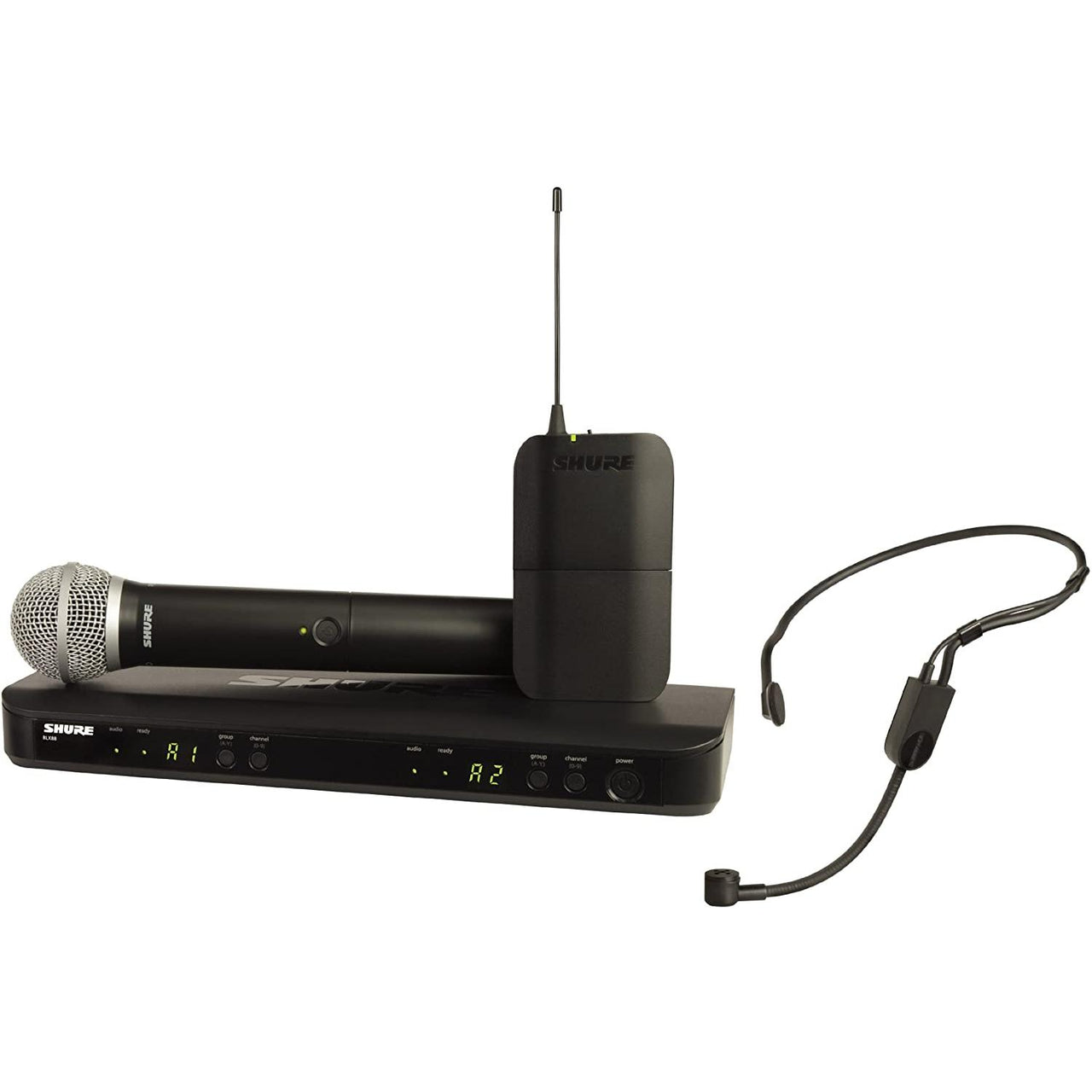 Microfono Shure Inalambrico Diadema Y Mano, Blx1288/p-31