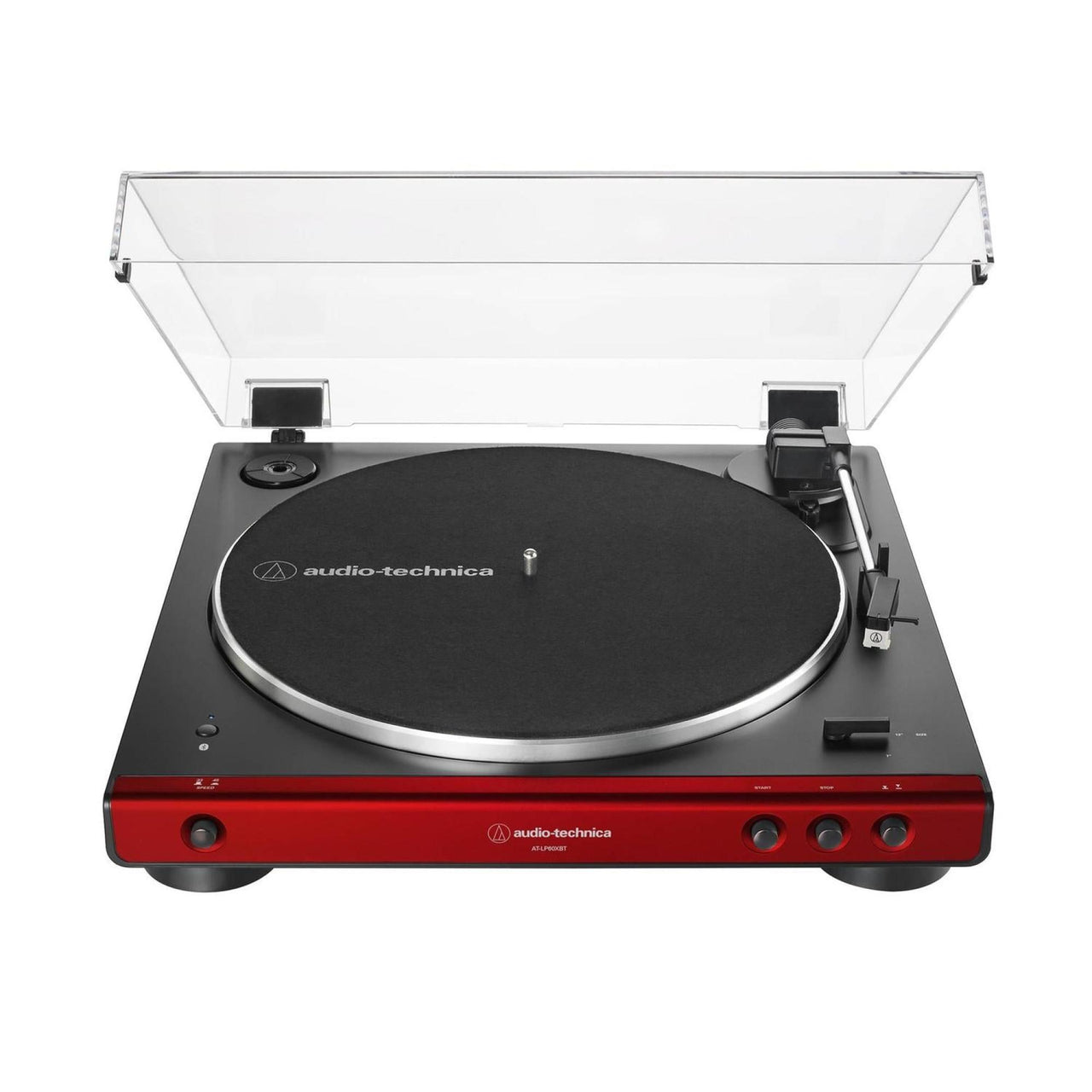 Tornamesa Audio-technica At-lp60xbt-rd Inalambrica Con Bluetooth Rojo