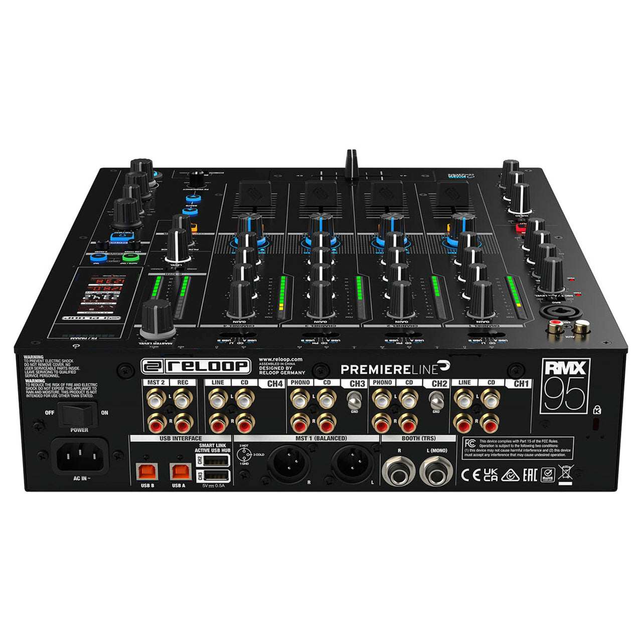 Mezcladora Reloop Rmx-95 audio DUAL unidad Beat FX