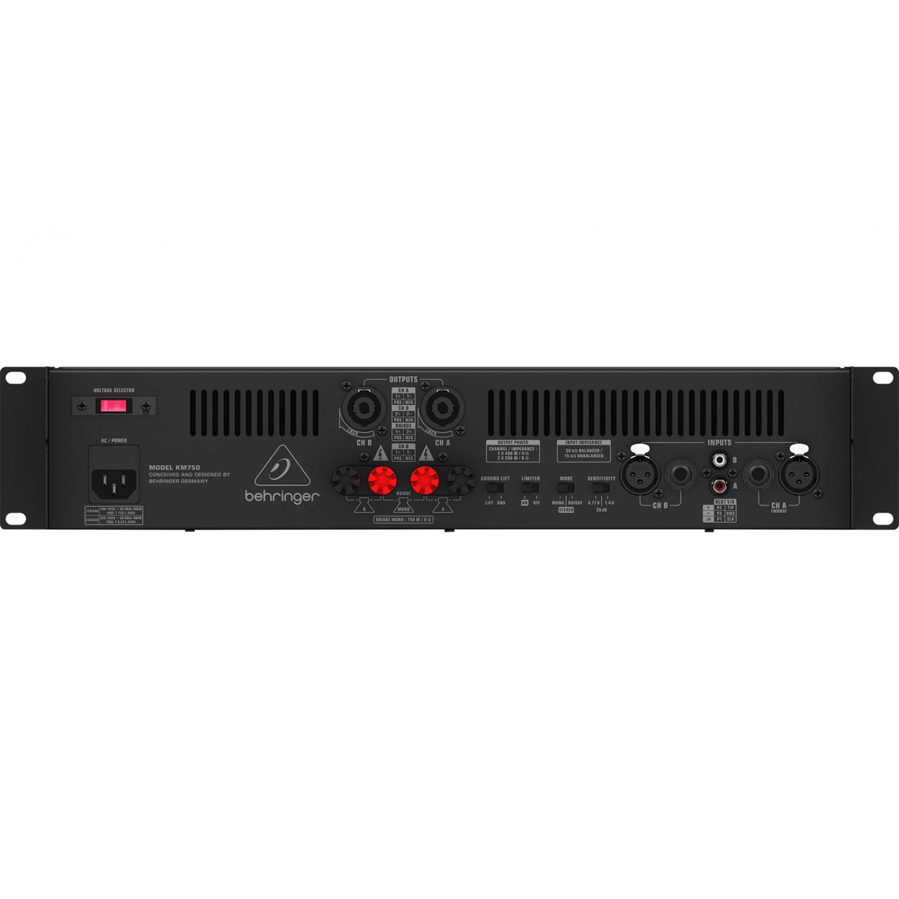 Amplificador De Poder Behringer Km750