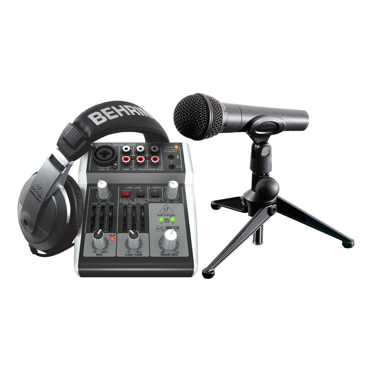 Sistema Behringer Podcastudio 2 De Grabación con Usb